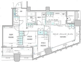 東京都中央区勝どき4【マンション】の間取り