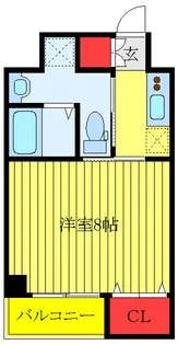 グラントゥルース王子【7階】の間取り