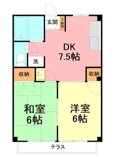 トラッド厚北【2階】の間取り