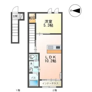 シルバーフォックス【2階】の間取り