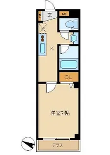 第63シンエイビル【1階】の間取り