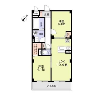 神奈川県相模原市南区相模大野7【マンション】の間取り