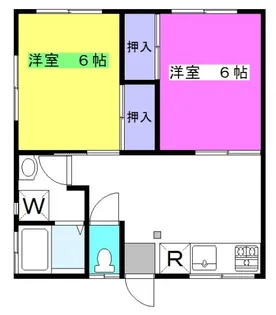 神奈川県鎌倉市十二所【アパート】の間取り