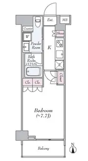 東京都板橋区高島平9【マンション】の間取り