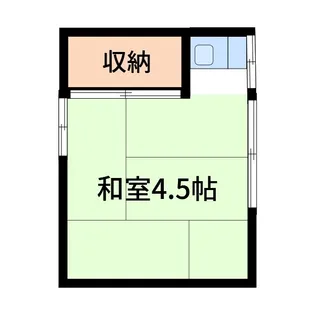 大内荘【2階】の間取り