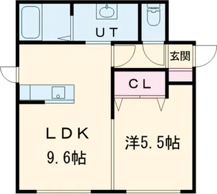 Libre(リブレ)【2階】の間取り