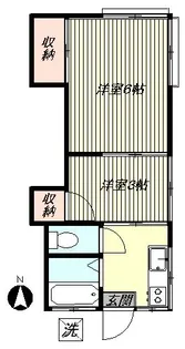 ローク目白台【1階】の間取り