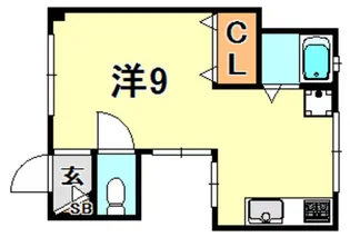 東陽マンション【4階】の間取り