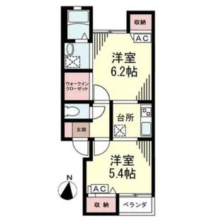 サンガーデンIII【1階】の間取り