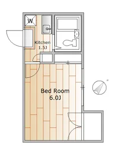 日吉第一QSハイム【3階】の間取り