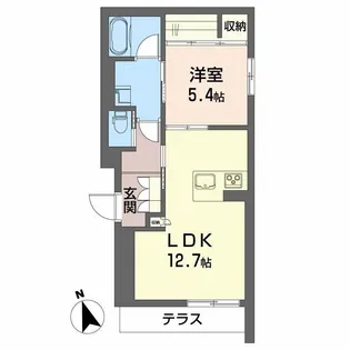 グラン ロフォス (Gran Rofosu)【1階】の間取り