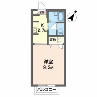 エコ・プリム【1階】の間取り