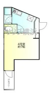 デルタ横浜【2階】の間取り