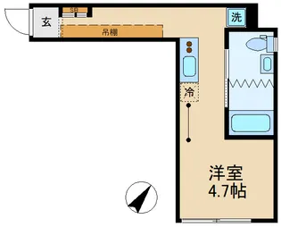 COCO SQUARE AYASE(ココスクエア アヤセ)【1階】の間取り