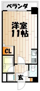 アクセス砂津【5階】の間取り