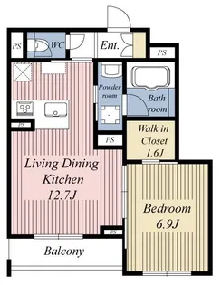 ロイヤルクレスト【2階】の間取り