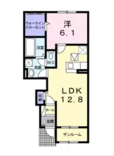 カンタービレ A【1階】の間取り