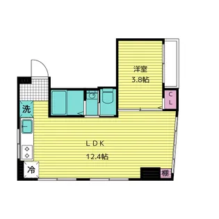 東京都品川区小山4【マンション】の間取り