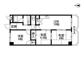エスパシオ・ディ・鵲【2階】の間取り