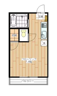 パークハウス三ッ沢【2階】の間取り