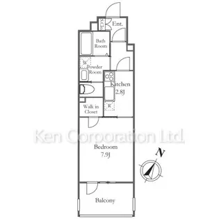 リーラ横浜川和町【4階】の間取り