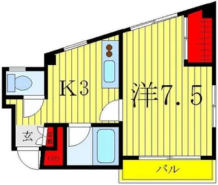 コスモビュー【2階】の間取り