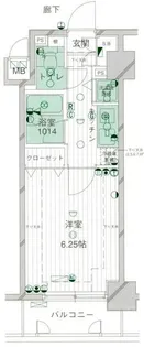 東京都新宿区西新宿8【マンション】の間取り