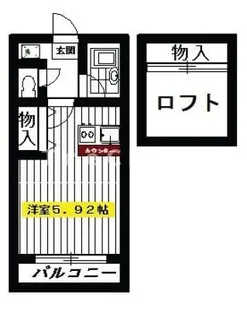 ロワジール貫井シー(ロワジール貫井C)【1階】の間取り