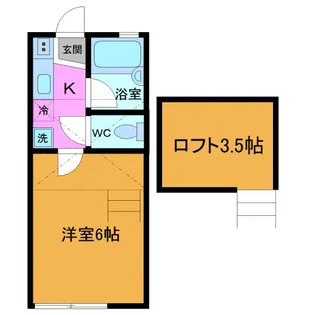 ウィングコート【2階】の間取り