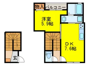 アドニスコート堺の間取り