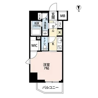プレール・ドゥーク菊川駅前【4階】の間取り