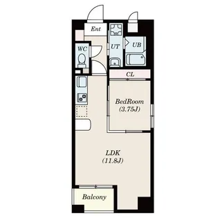 S-FORT鈴鹿【11階】の間取り