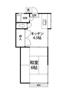 都荘【1階】の間取り