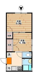 野久慕ハイツ【2階】の間取り