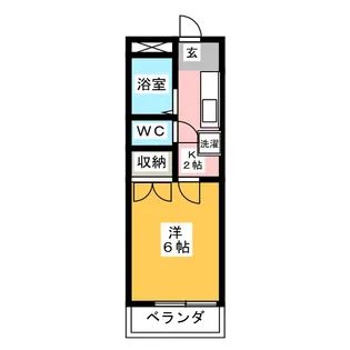 メゾン白樺【2階】の間取り