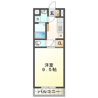 幸マンション【3階】の間取り