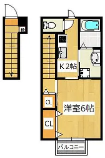 エーデルワイス中山【2階】の間取り