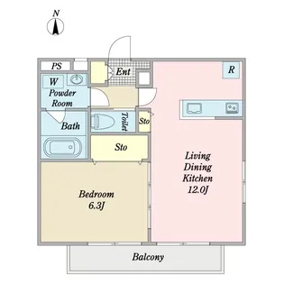 アネックス小金井【1階】の間取り