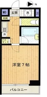 ミッテル三田II【8階】の間取り