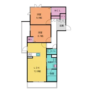 メゾン「つくの」【2階】の間取り