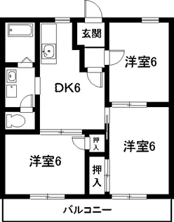 フレグランス ミューズ【1階】の間取り