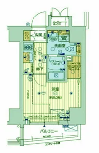 レオンコンフォート池田山【6階】の間取り