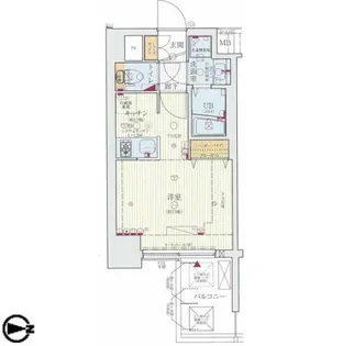 レオンコンフォート上本町【7階】の間取り