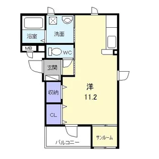エル ヴァンジュ【3階】の間取り