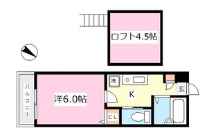 アザレ生麦A棟【1階】の間取り