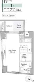 プライムガーデン駒沢大学【2階】の間取り