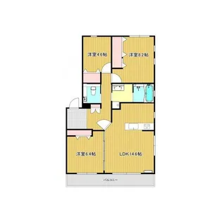 サンツール【1階】の間取り