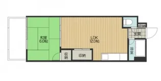 ギャラン江南【7階】の間取り