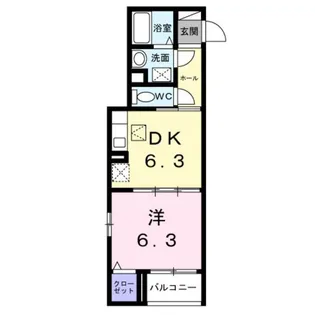 東京都板橋区四葉1【アパート】の間取り
