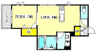 ヴィラエーデル中泉【2階】の間取り